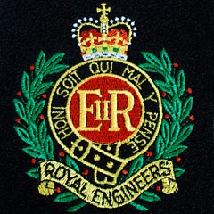 Royal Engineers Silk Blazer Badge